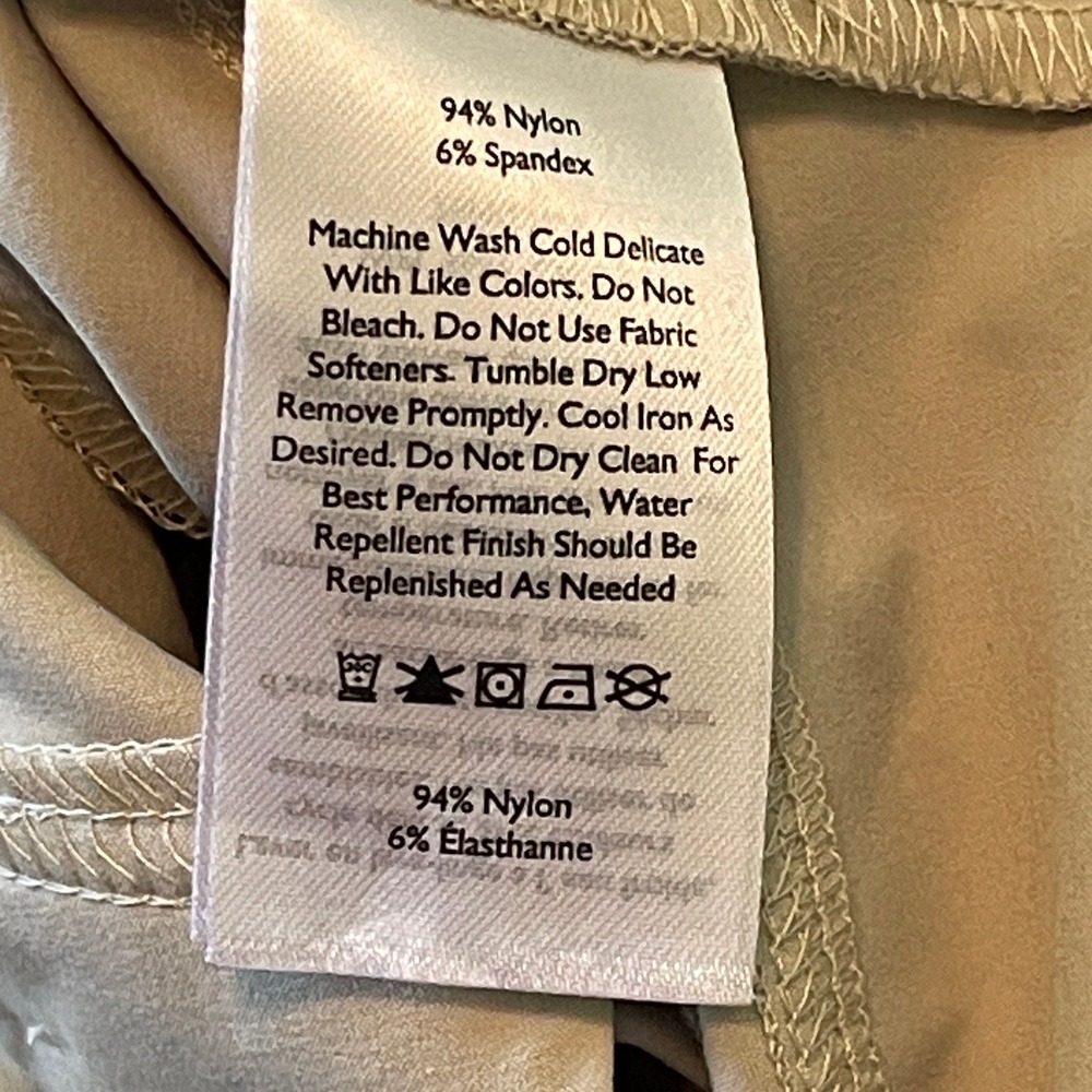 Eddie Bauer Women's WR Horizon High Rise Crop Pants Size 18 Pumice 50+UPF New - Picture 6 of 15